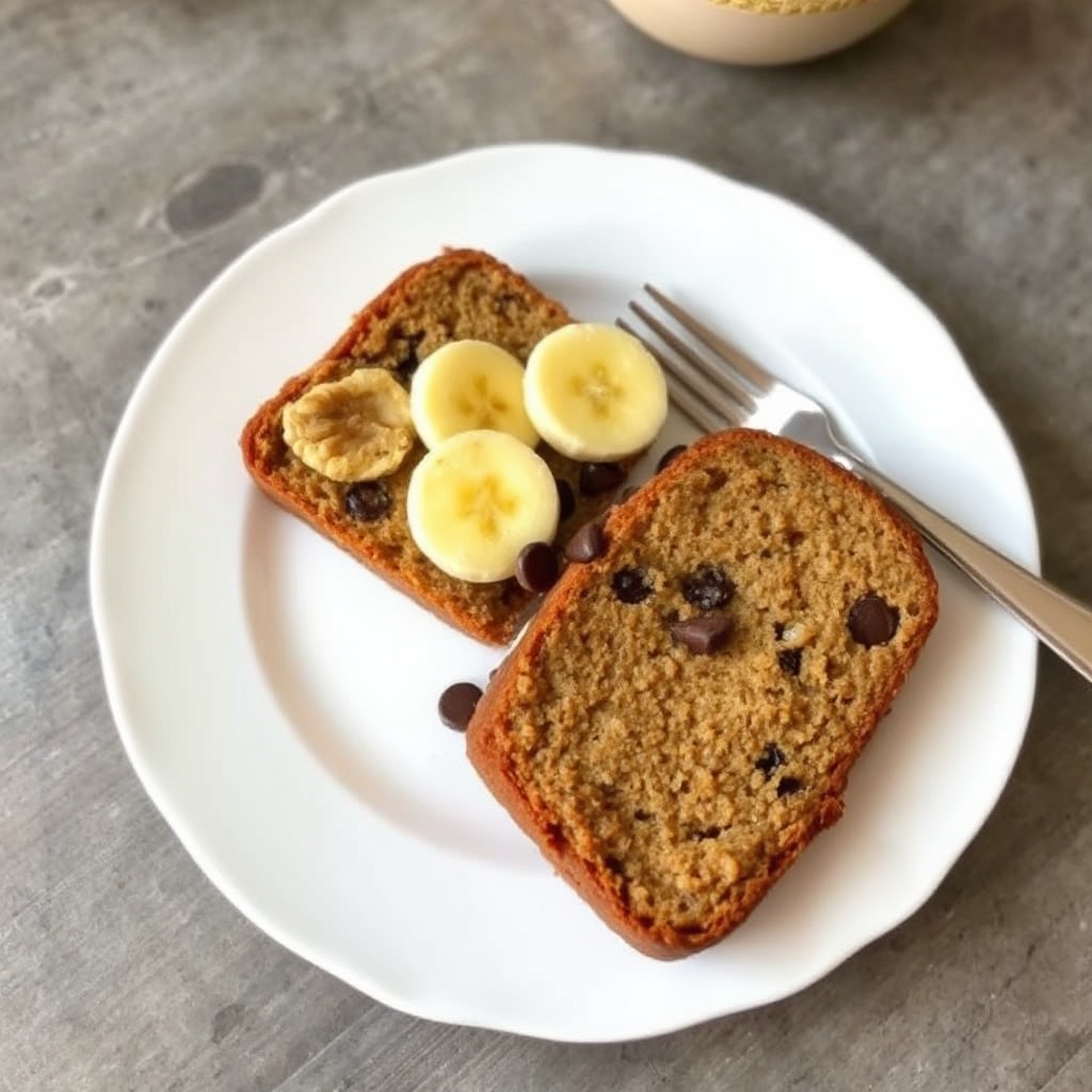 Bananen-Nuss-Schokoladenbrot