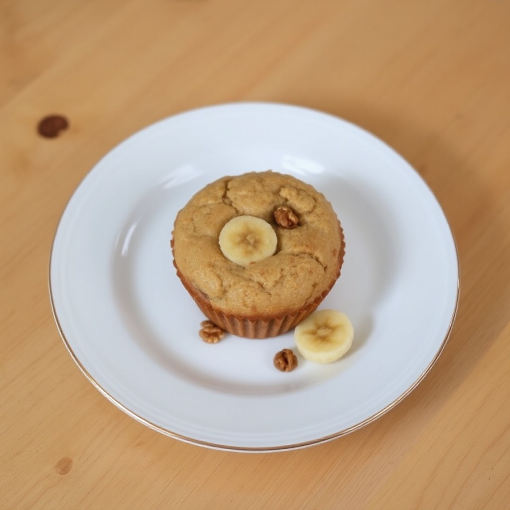 Muffin alla Banana e Noci con un Tocco di Cannella