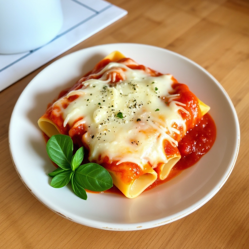 Manicotti al Formaggio al Forno con un Tocco Speciale