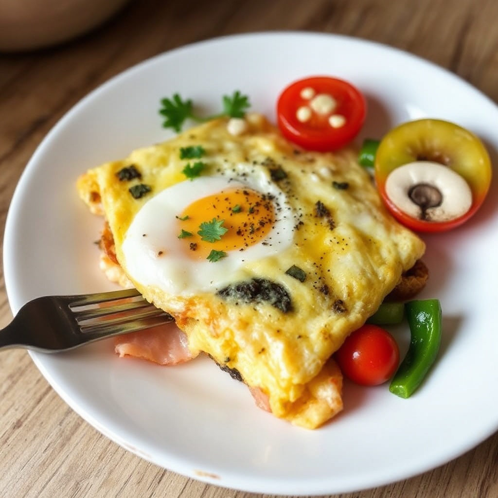 Farmhouse Veggie Omelette
