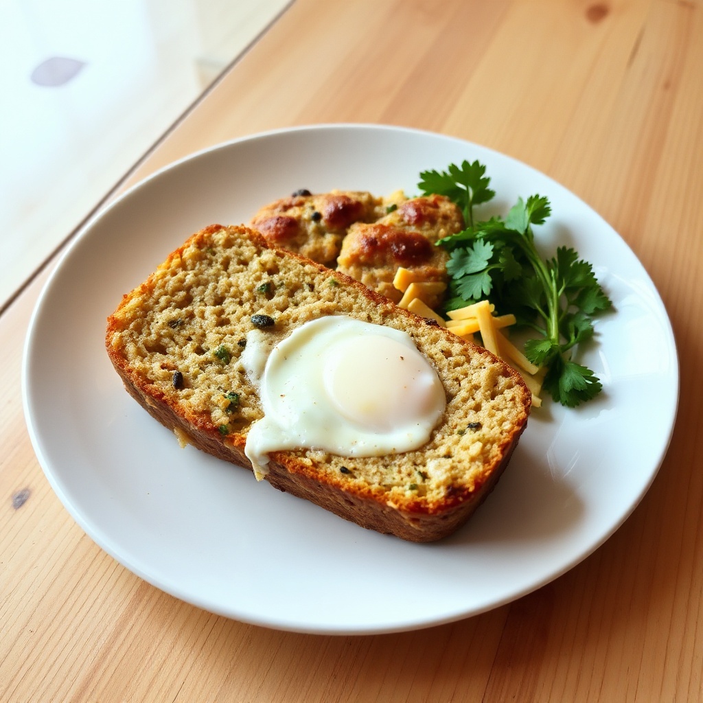 Herzhafter Zucchini-Laib mit Kräutern und Käse