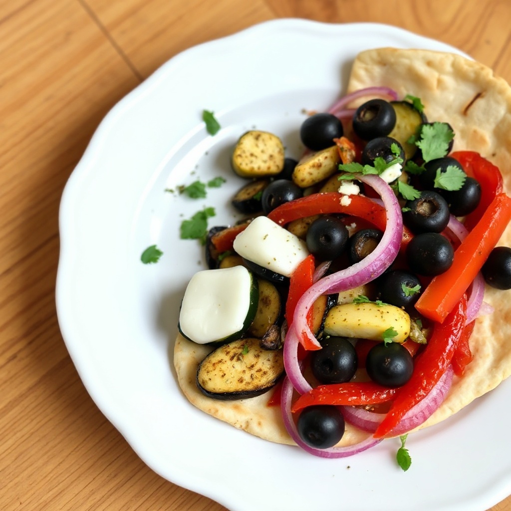 Mediterrane Gemüse-Pita-Taschen