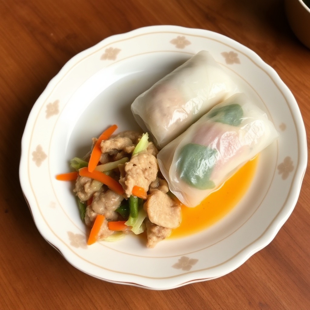 Involtini di Maiale e Verdure Croccanti