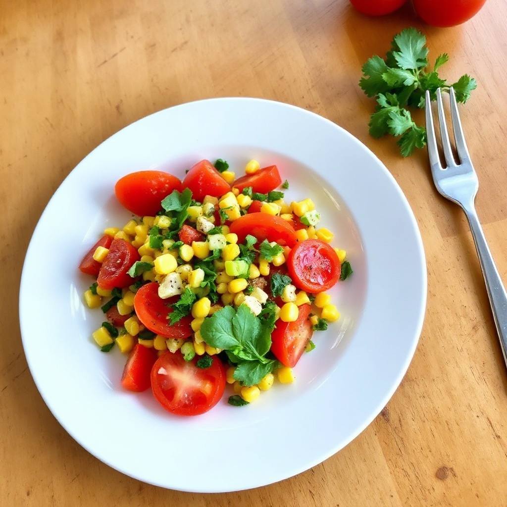 Vibrant Summer Tomato and Herb Salad