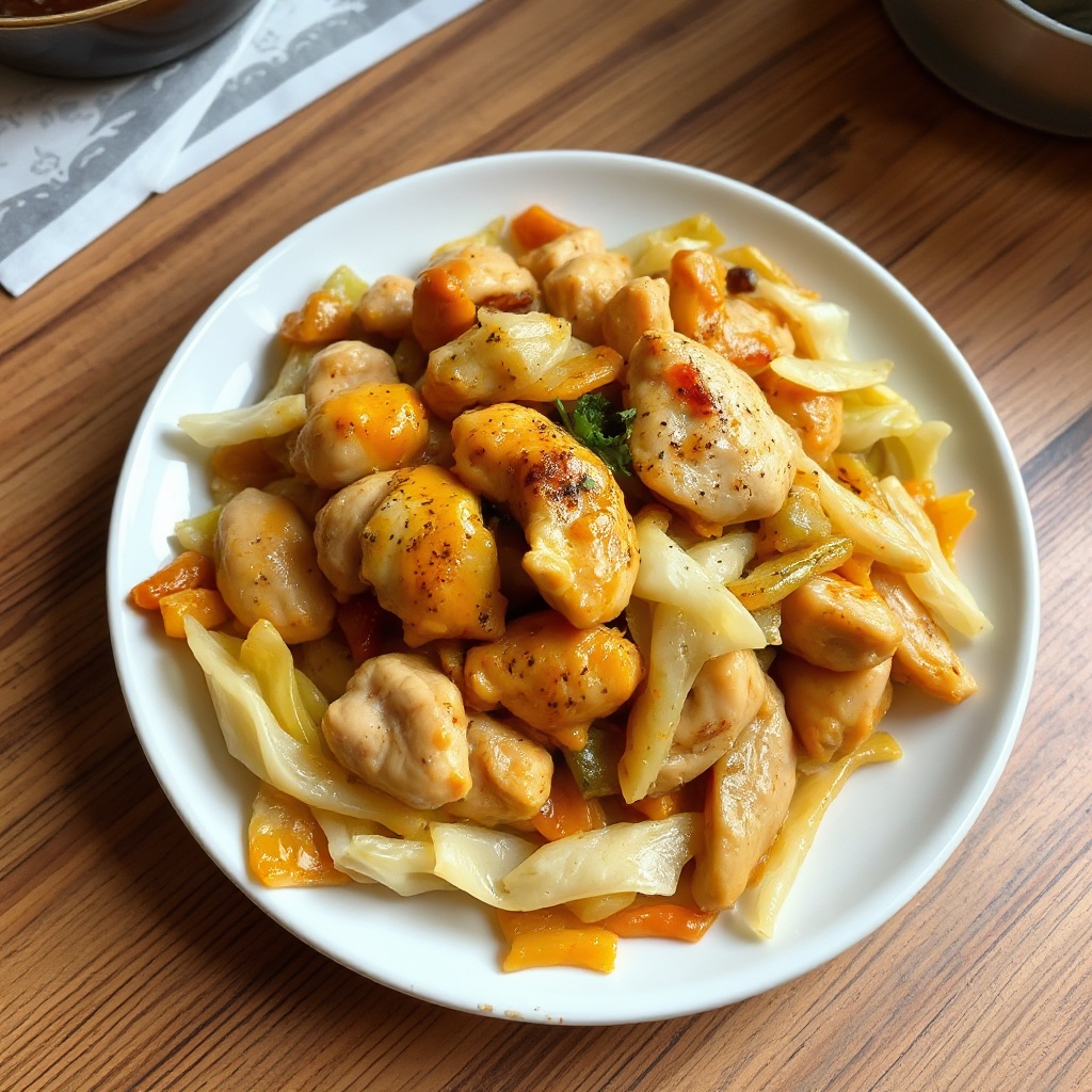 Saltato di Pollo alla Senape Salata