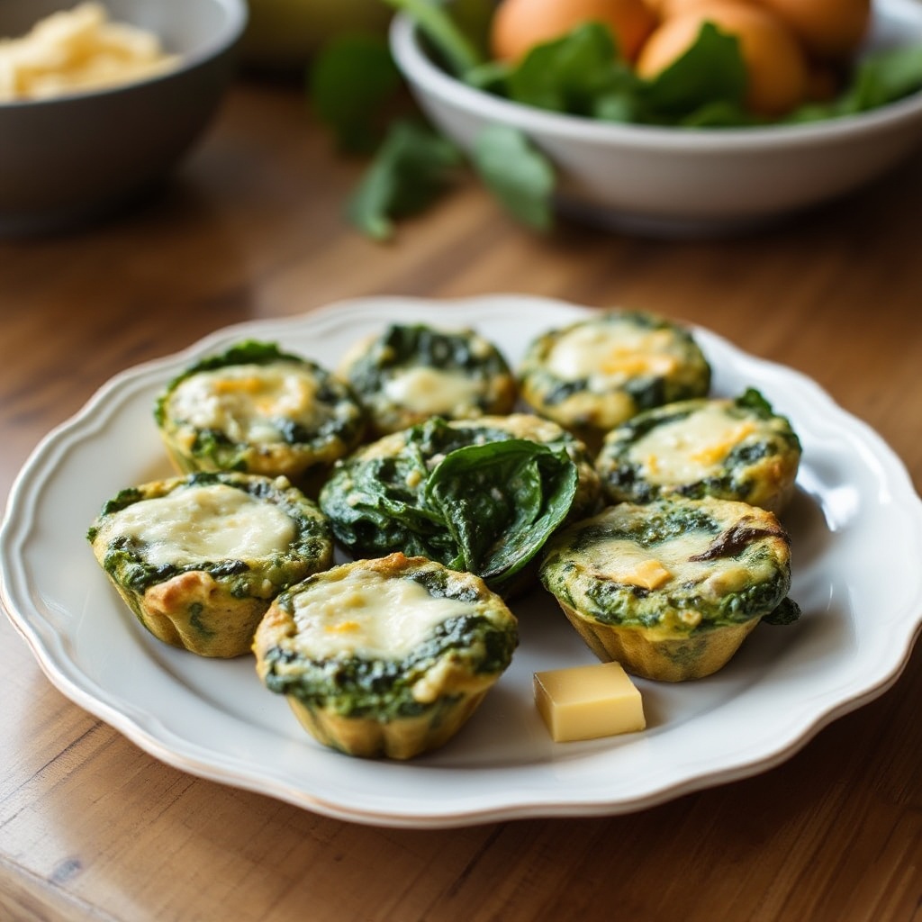 Cheesy Spinach Bites