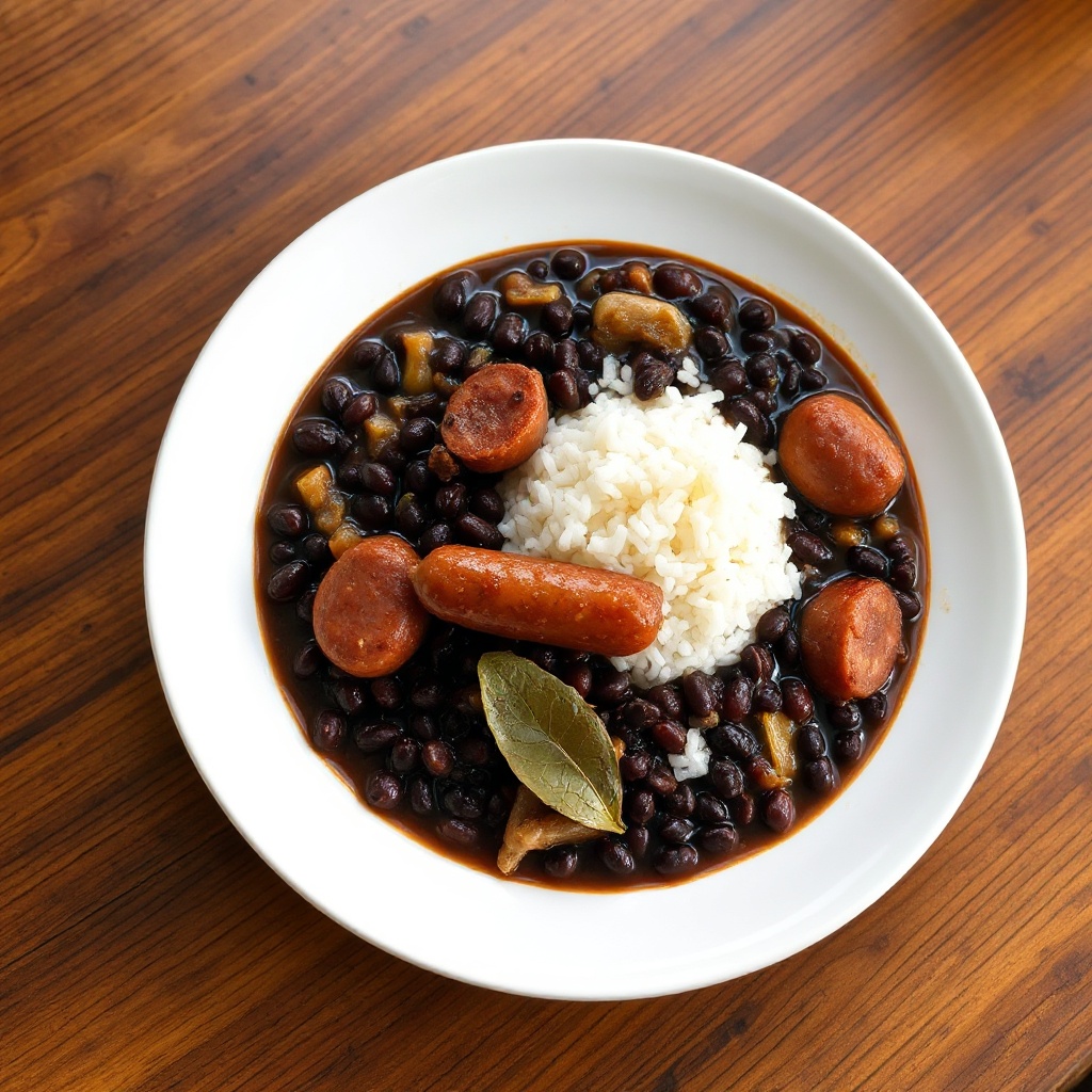 Brazilian Black Bean and Sausage Stew