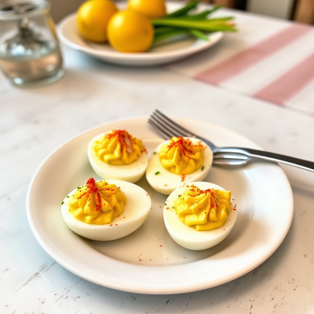 Savory Deviled Eggs with a Twist