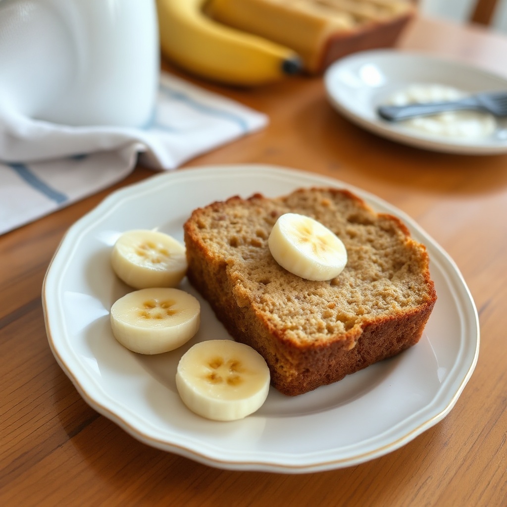 Moist Banana Yogurt Bread