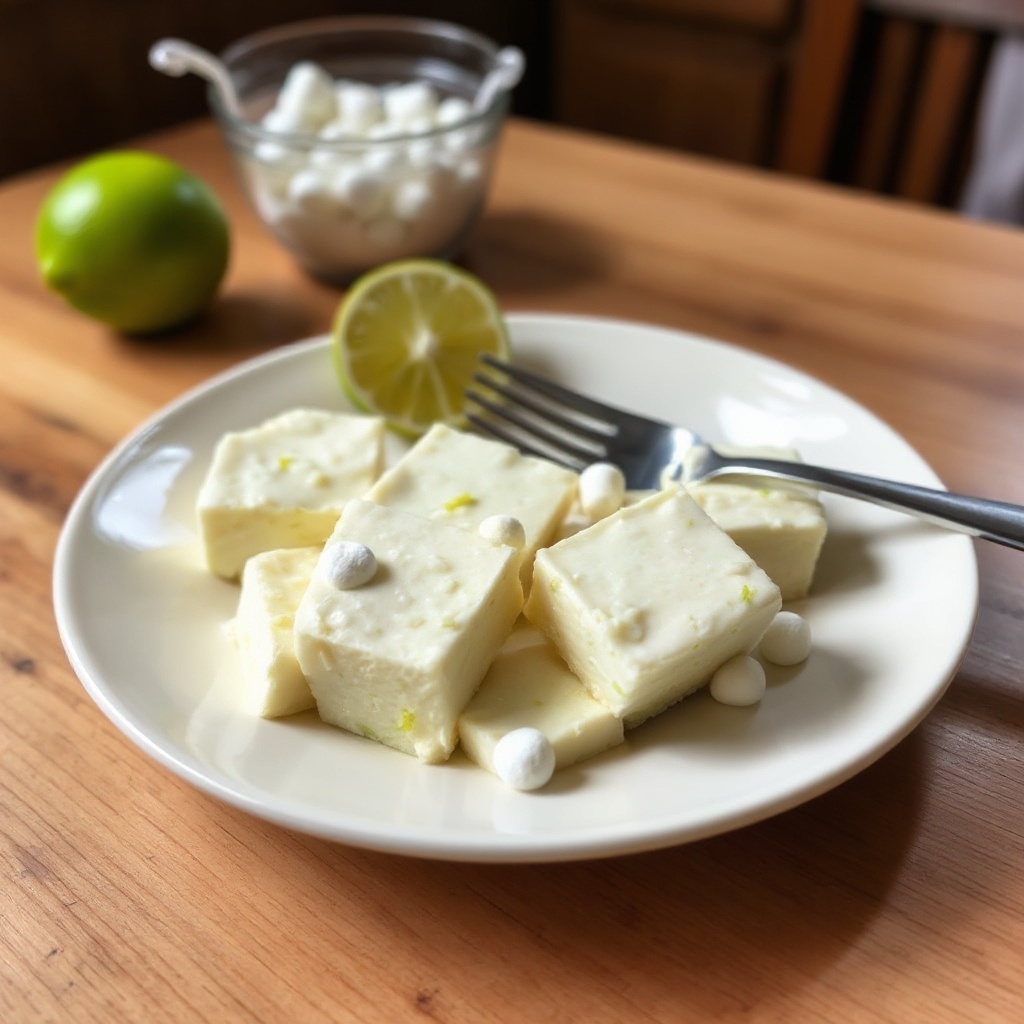 Cremige Limetten-Fudge