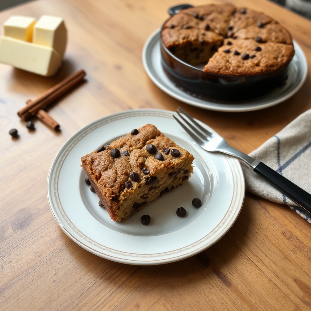Torta di Caffè con Gocce di Cioccolato e Cannella