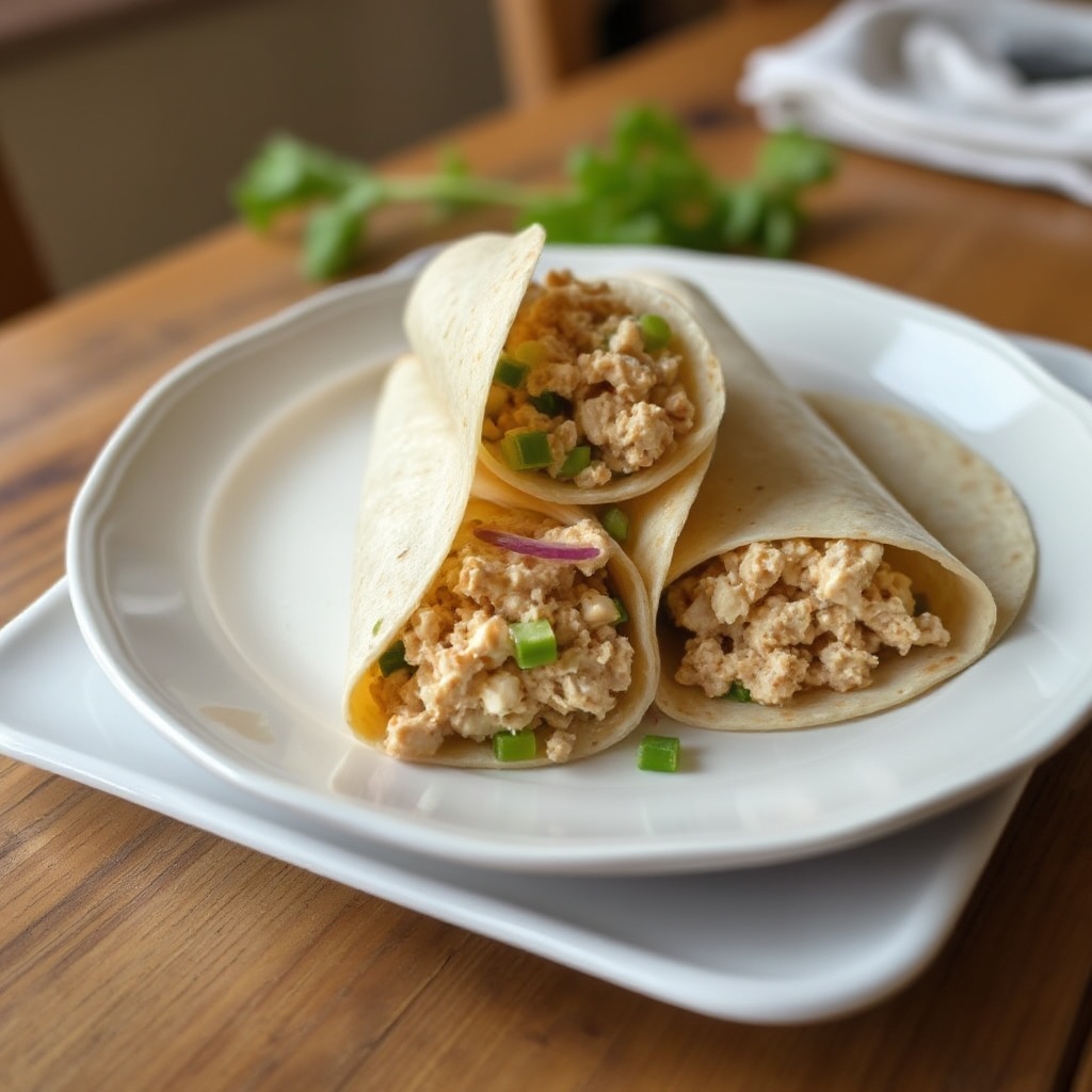 Herzhafte Thunfisch-Wraps