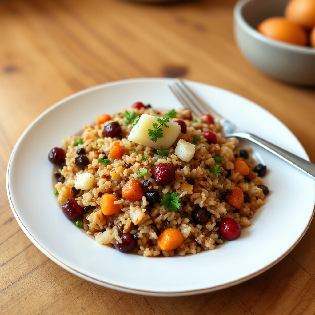 Cranberry- und Aprikosen-Wildreis-Mischung