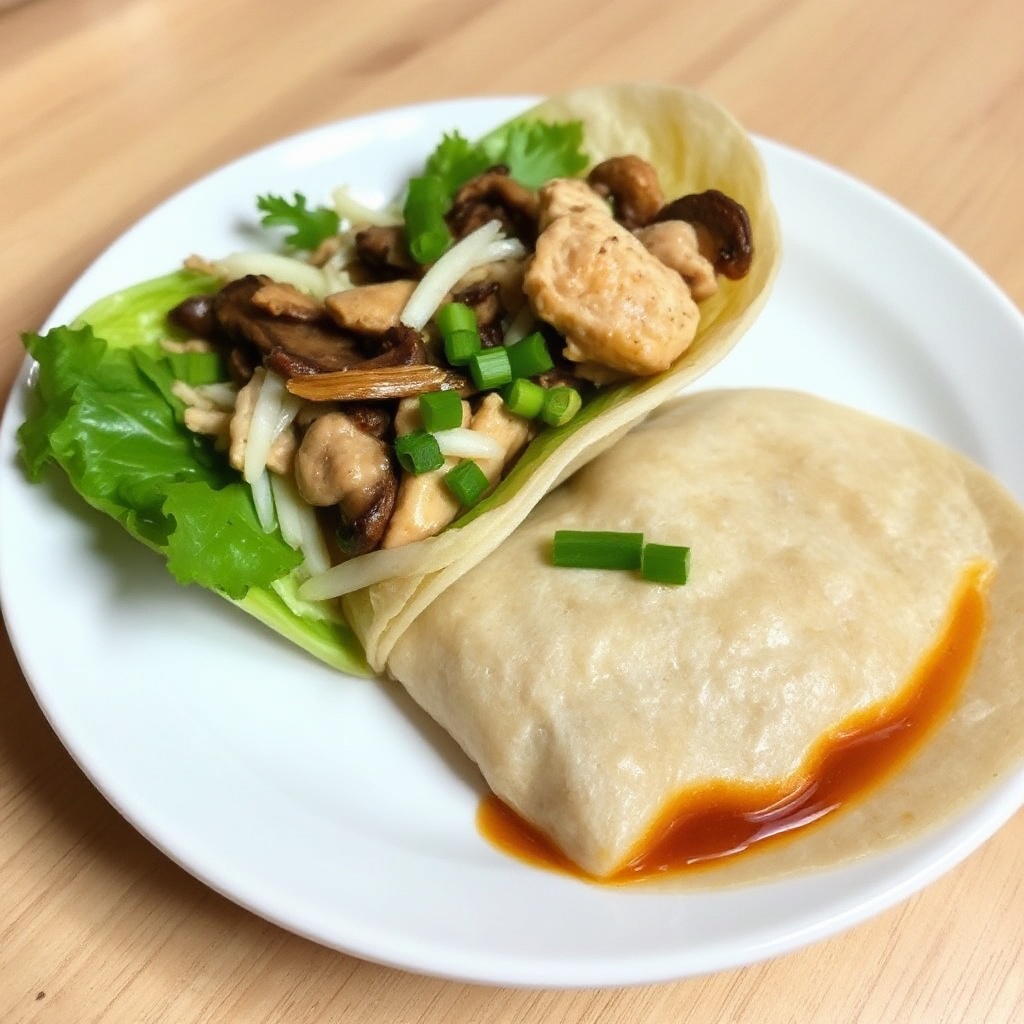 Wraps di Pollo Moo Shu Salati