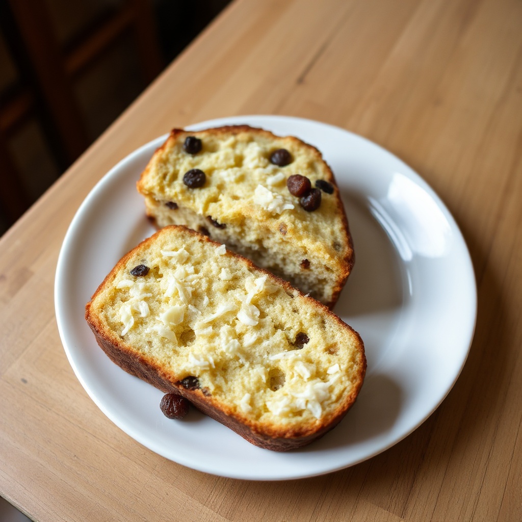 Tropical Coconut Raisin Loaf