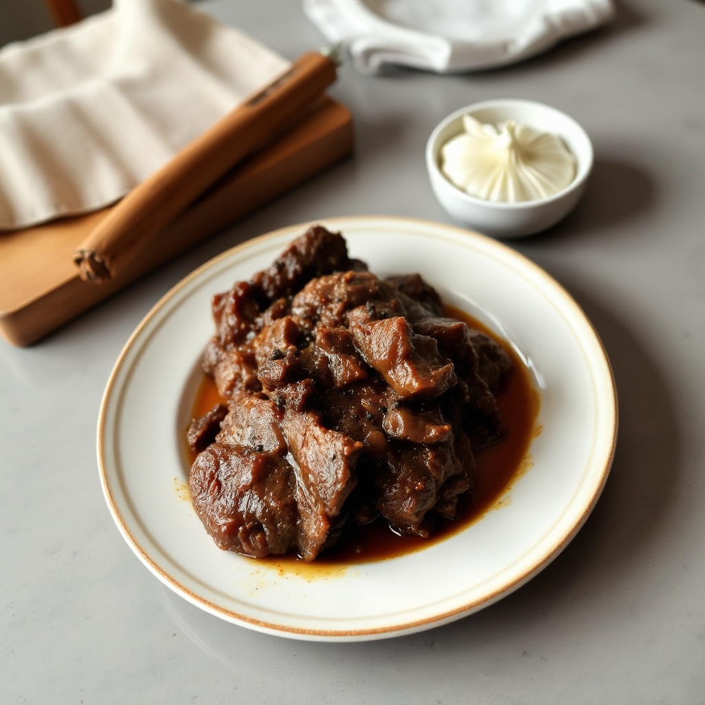 Langsame Koch Smoky Rinderbraten