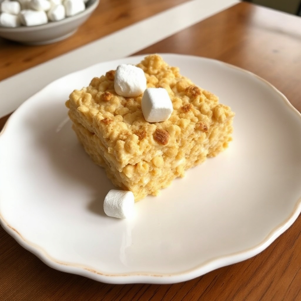 Leckere Marshmallow Crispy Squares