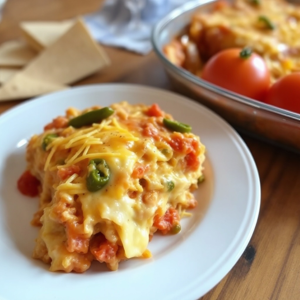 Southwestern Cheese and Tomato Casserole