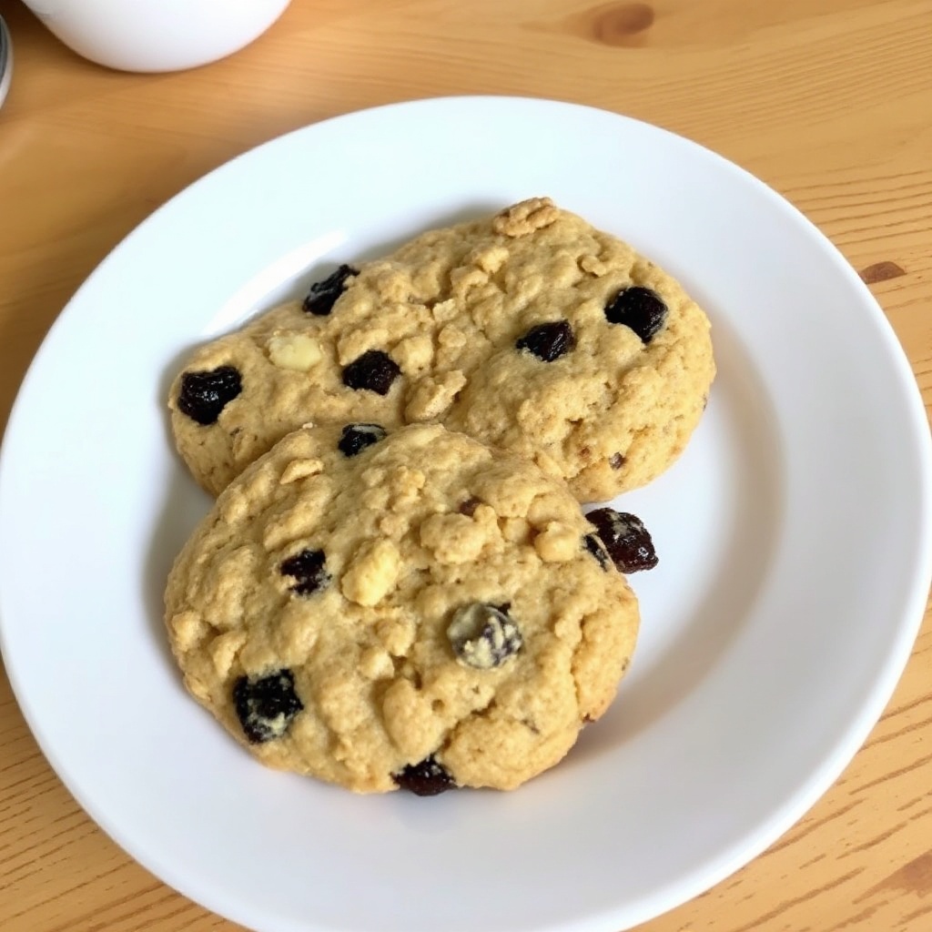 Chewy Oatmeal Raisin Walnut Cookies