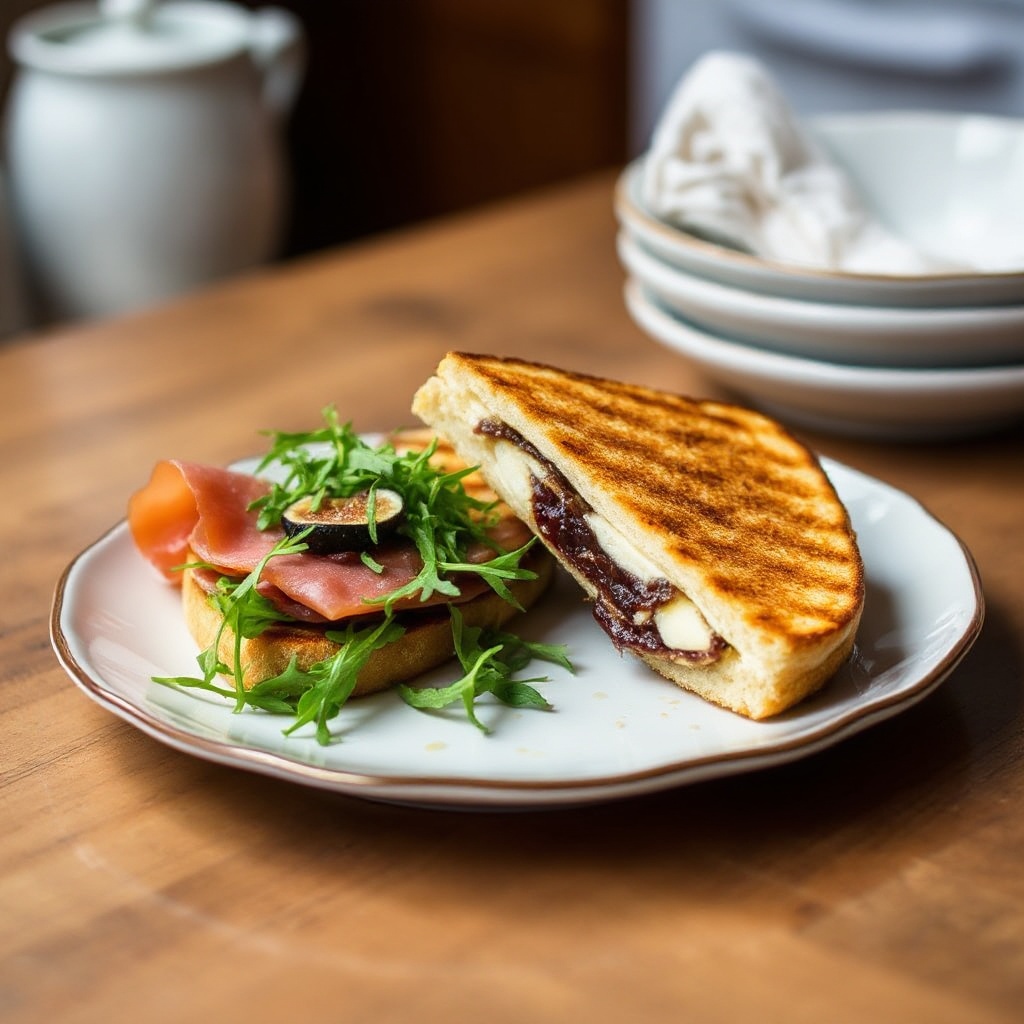Prosciutto and Brie Grilled Sandwich