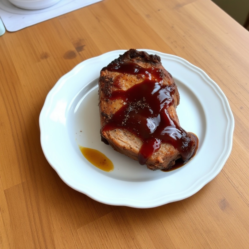 Langsam geröstete BBQ-Schweineschulter