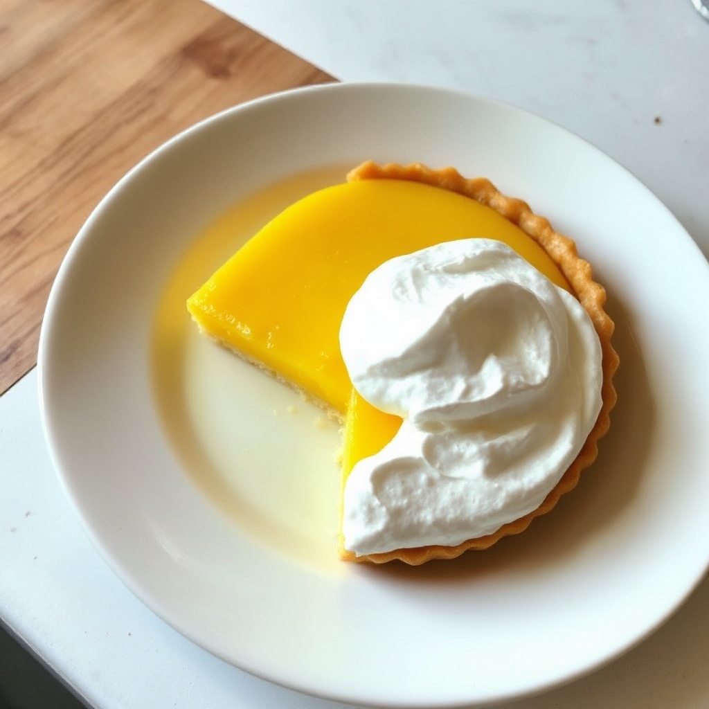 Zesty Lemon Tart with Fluffy Meringue