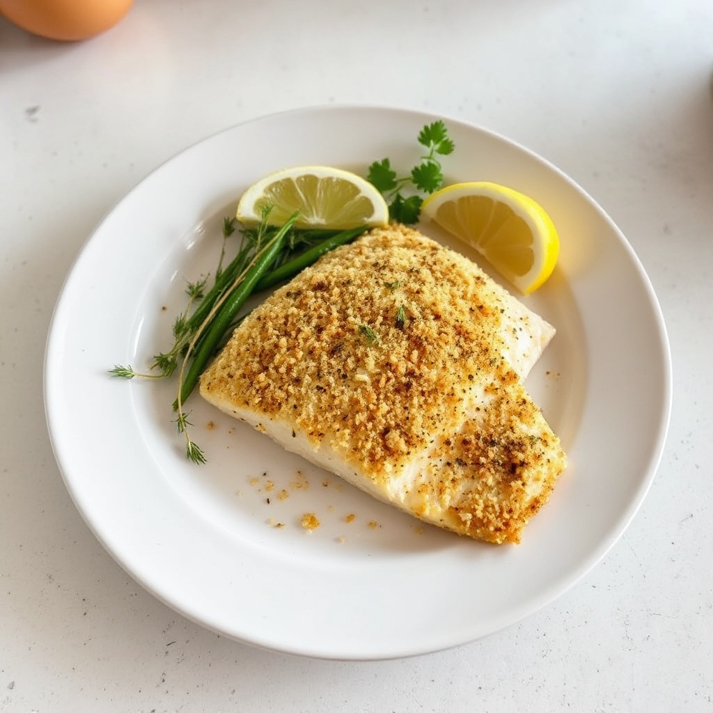 Tilapia Croccante con Crosta di Erbe