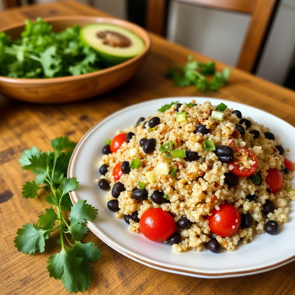 Insalata di Quinoa e Fagioli Piccante