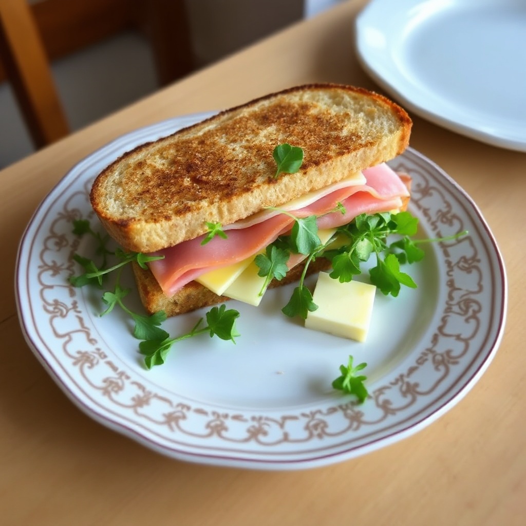 Panini Gourmet con Prosciutto e Formaggio Svizzero