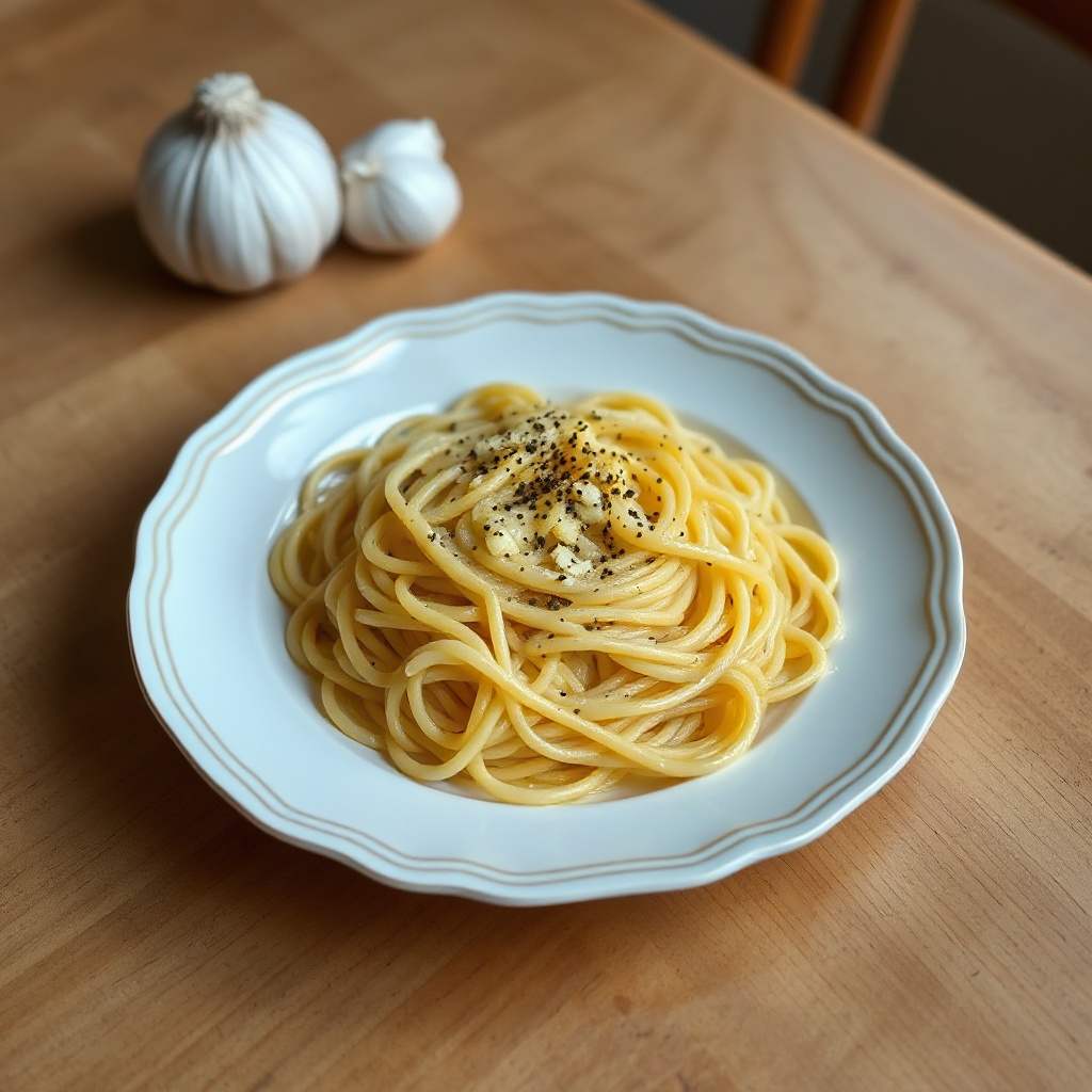 Knoblauch-infused Pasta Delight