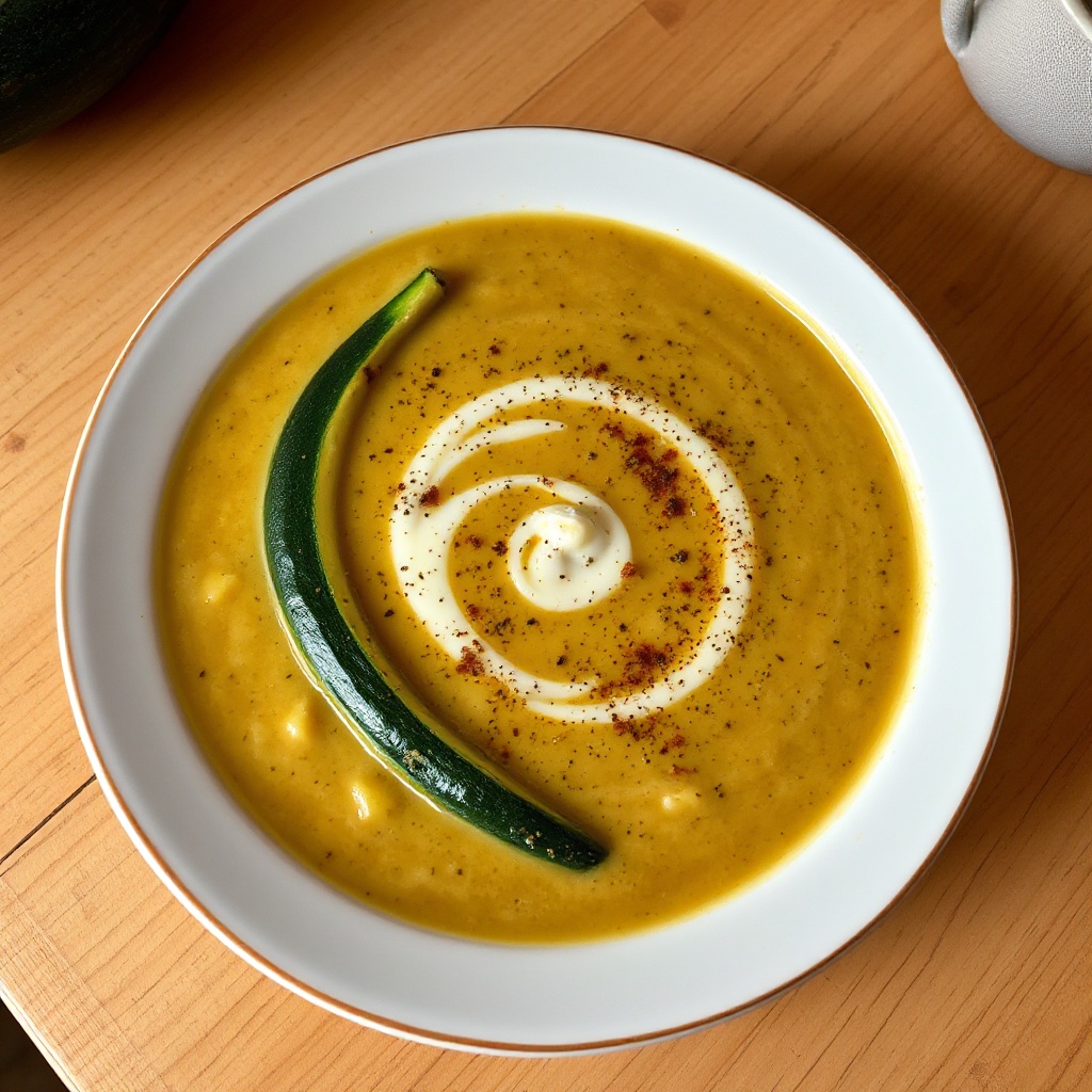 Creamy Spiced Zucchini Soup