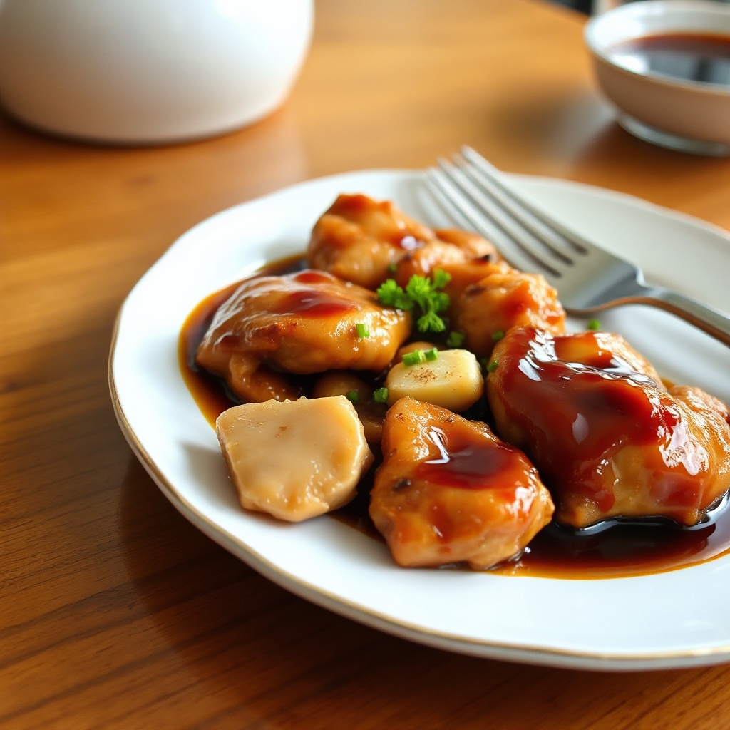 Pollo Glassato alla Salsa di Soia Dolce