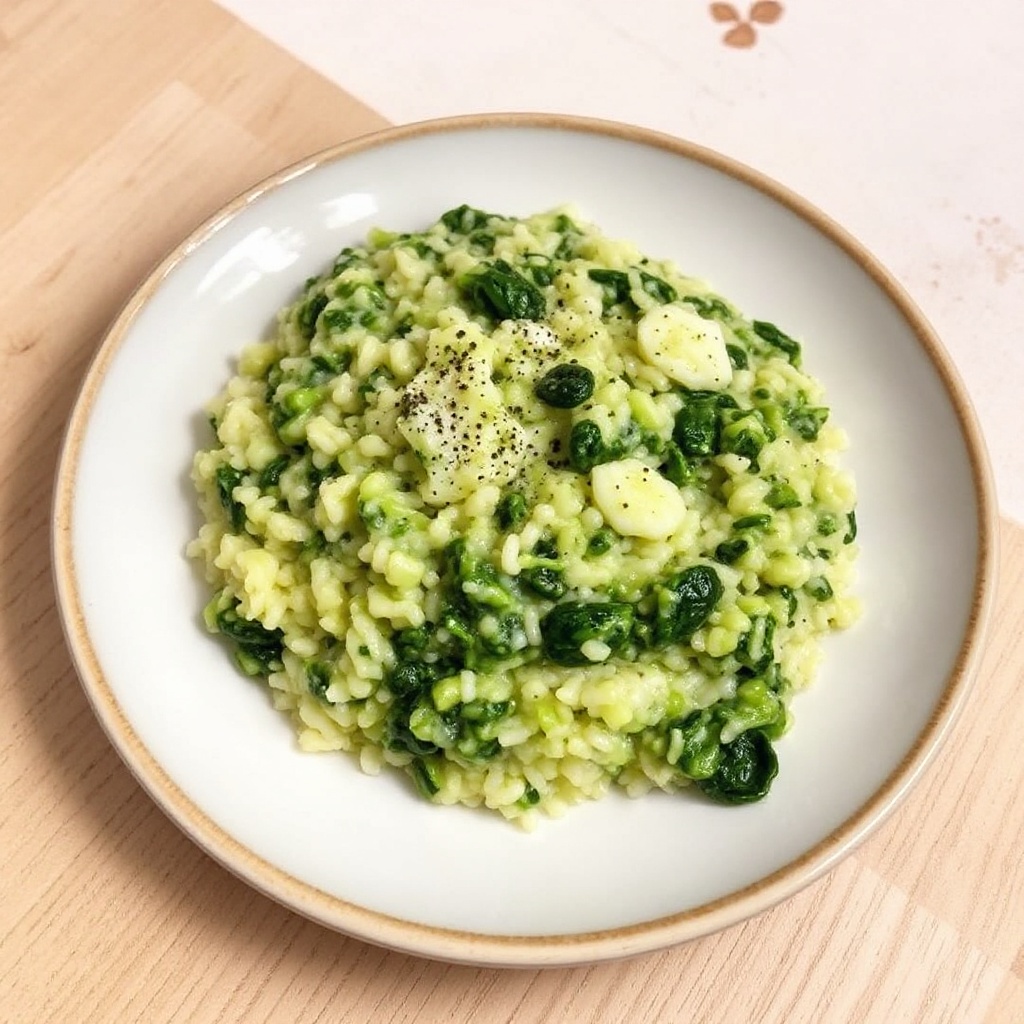 Cremiges Grünes Risotto
