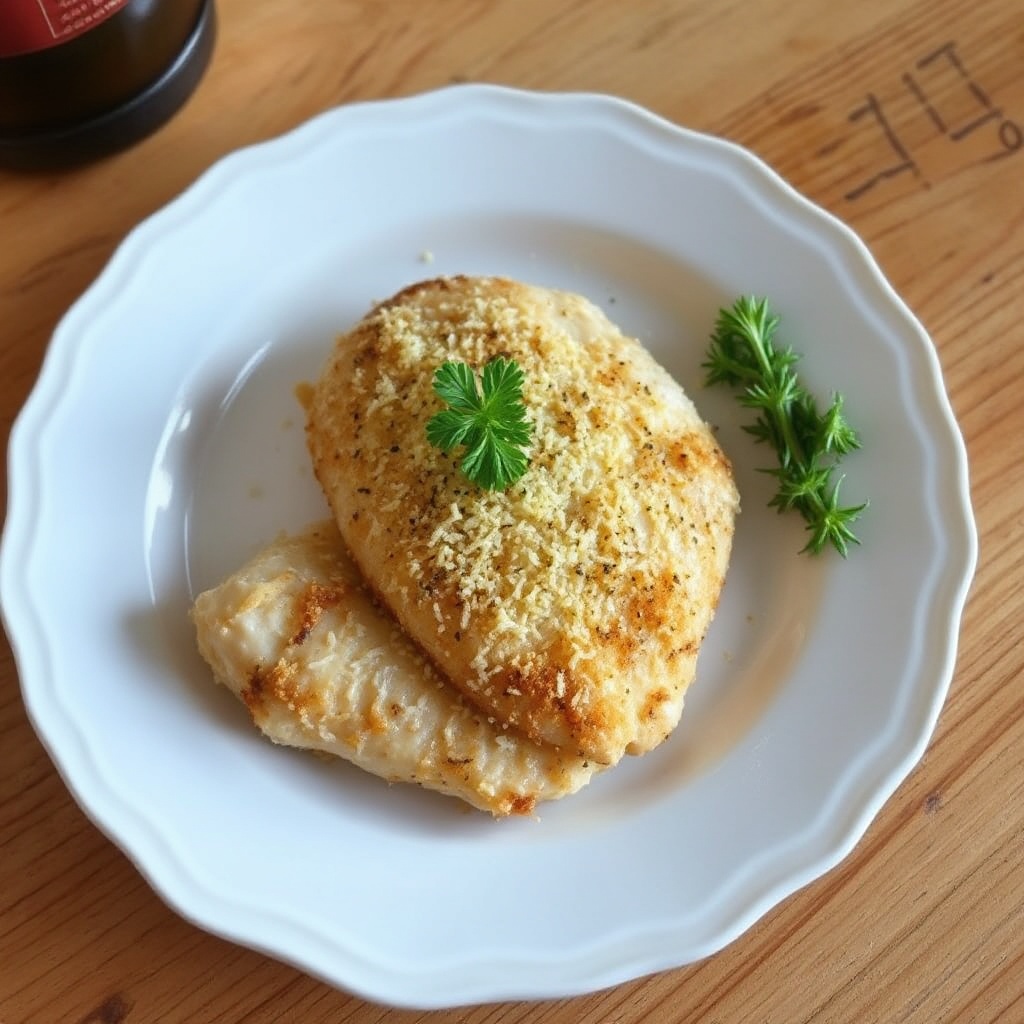 Pollo Croccante all'Aglio e Parmigiano