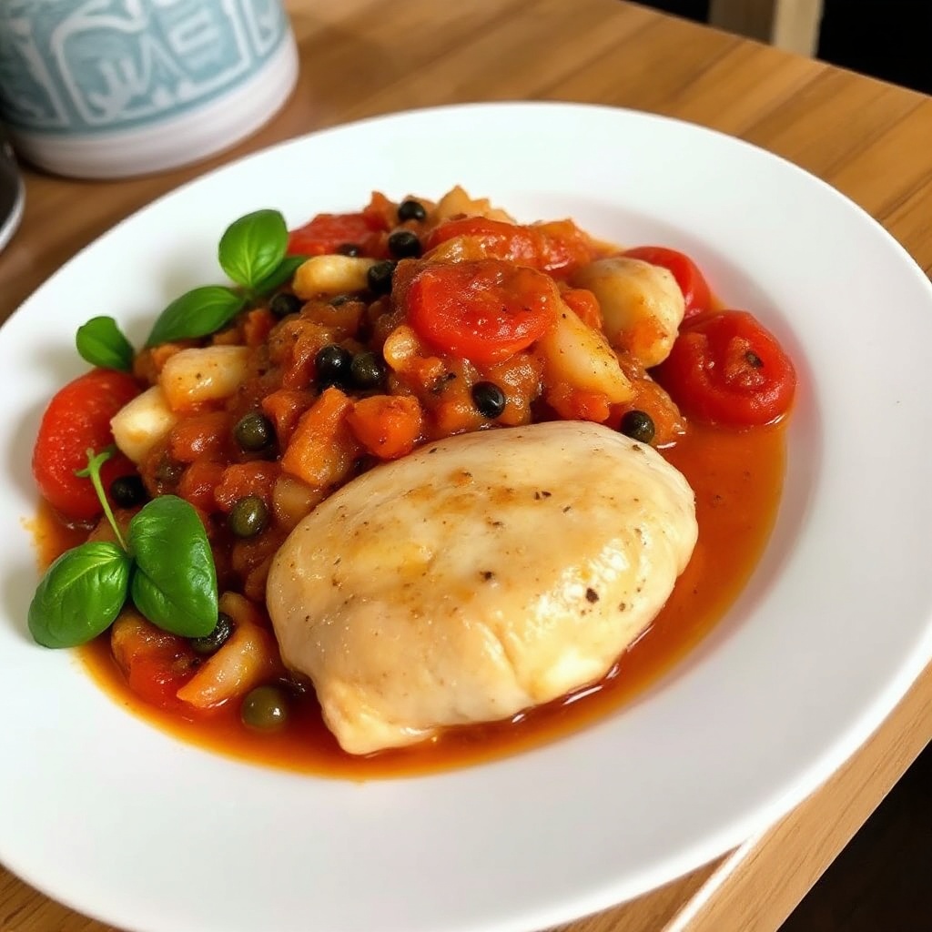 Delizioso Pollo Cacciatore Salato