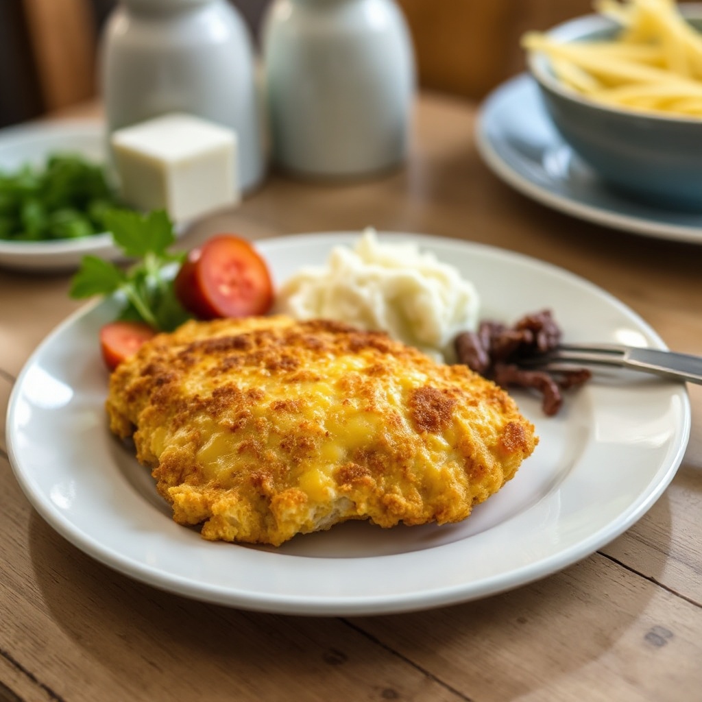 Knuspriges Cheddar-Hühnchen