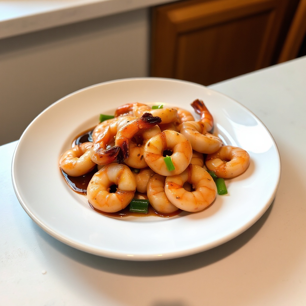 Soy-Ginger Glazed Shrimp
