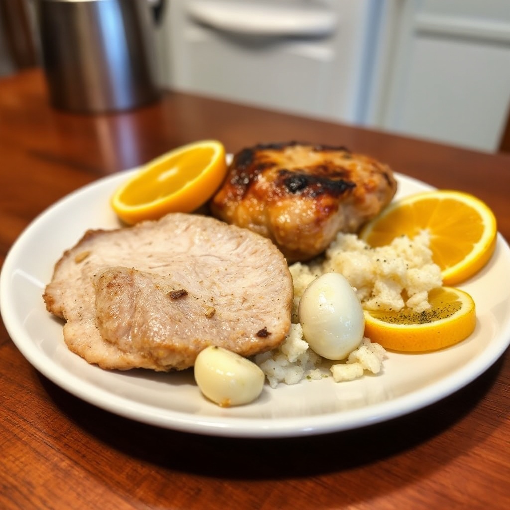 Kubanischer Zitrus-Knoblauch-Schweinebraten