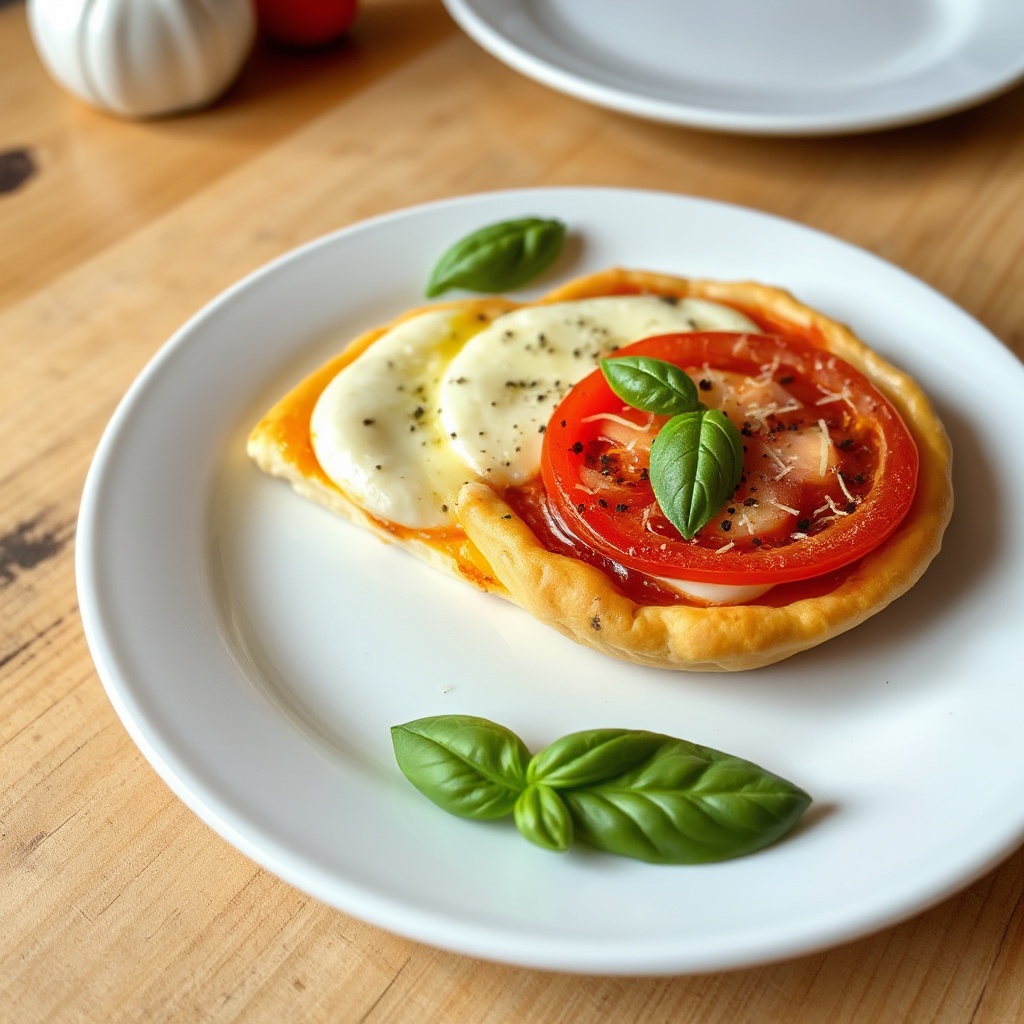 Tomaten-Basilikum-Käse-Tarte