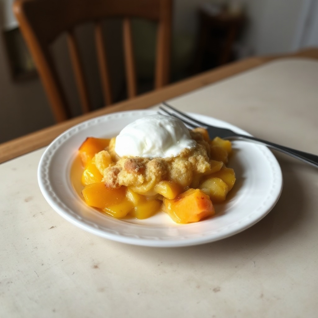 Peach Cobbler Delight