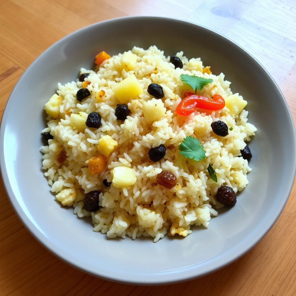 Tropical Macadamia Pineapple Rice