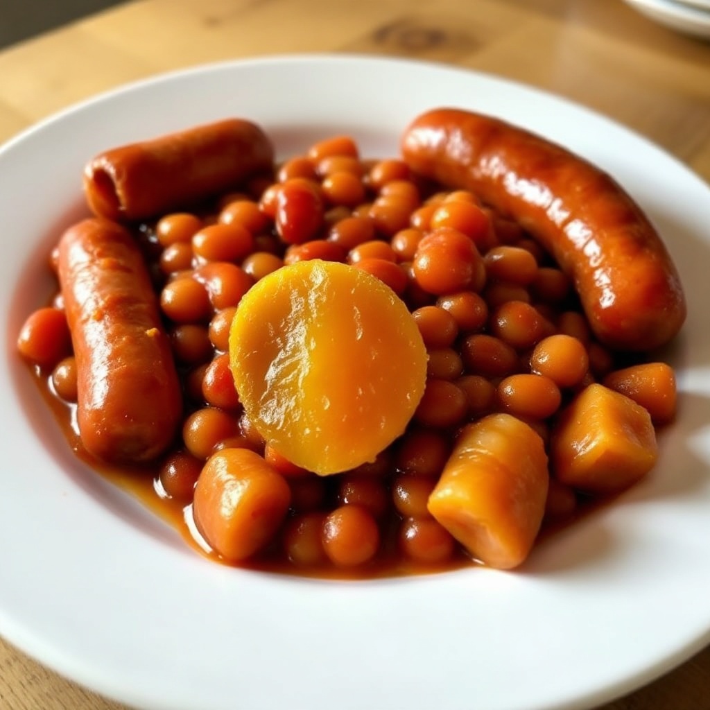 Zesty Orange-Infused Baked Beans