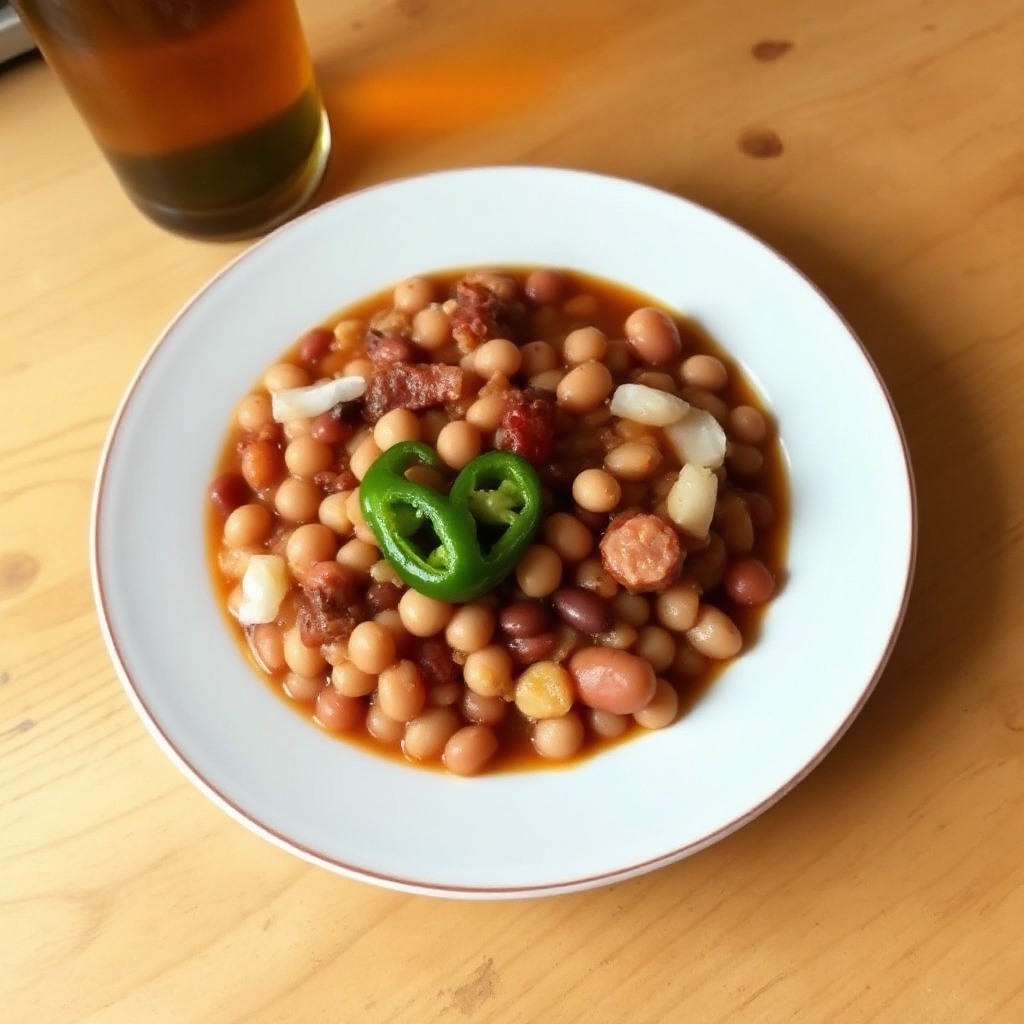 Spicy Pinto and Kidney Bean Stew