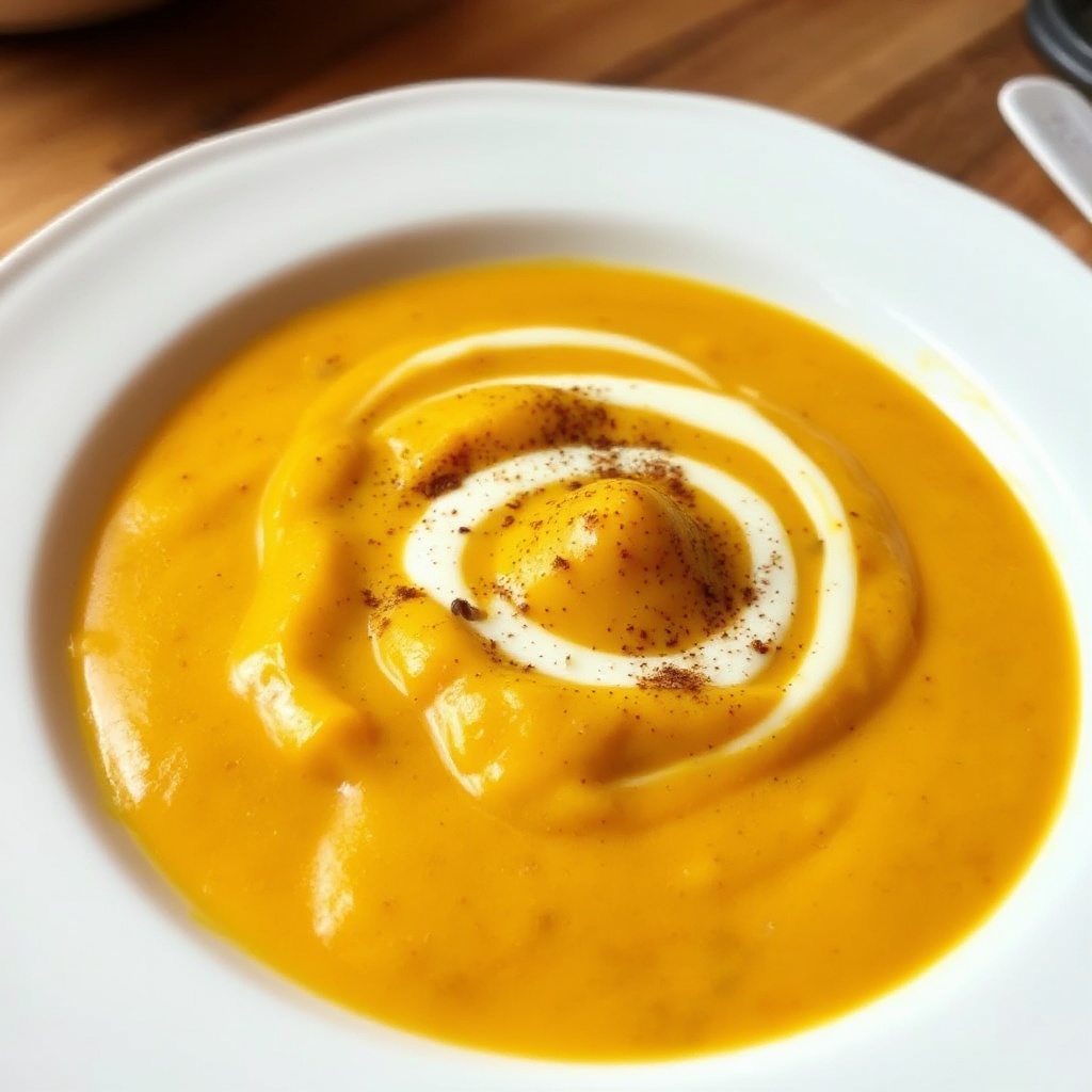 Zuppa di Zucca Cremosa e Speziata