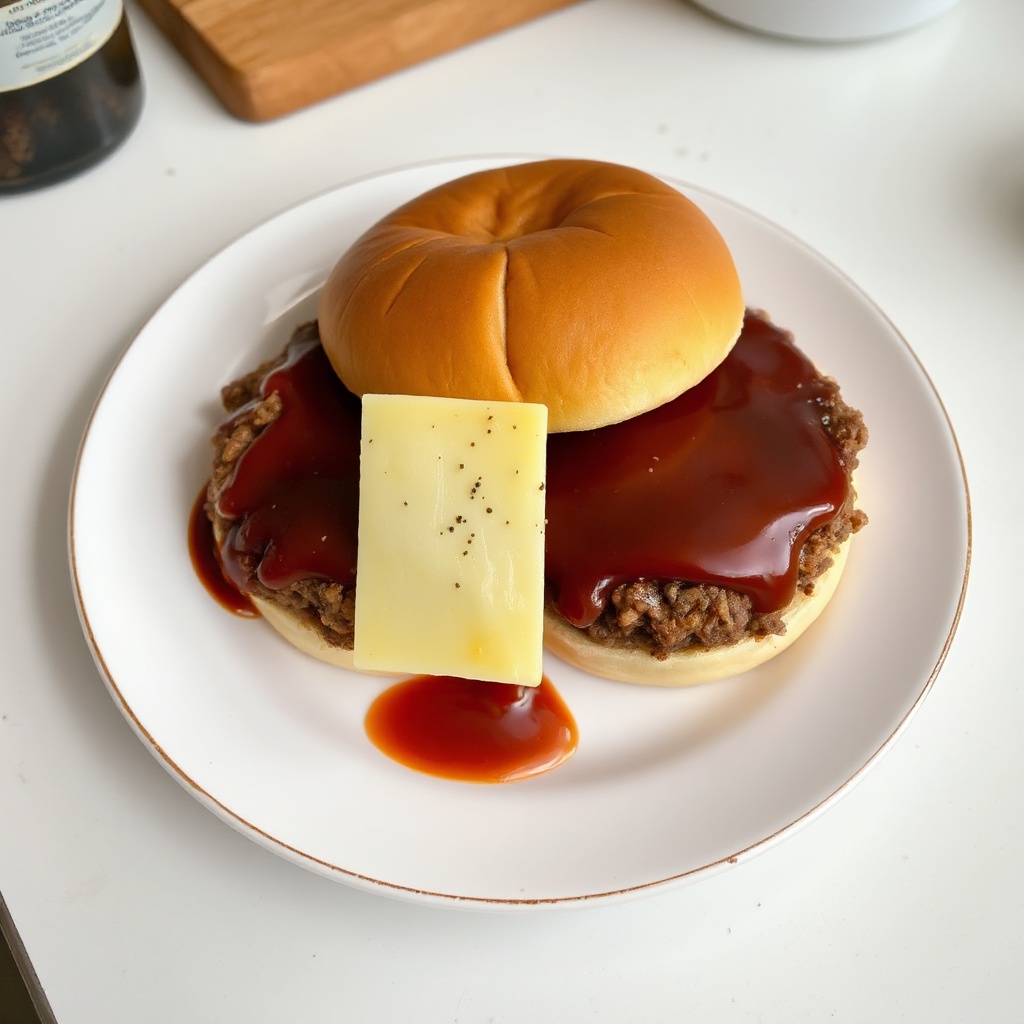 Herzhafte BBQ-Cheeseburger