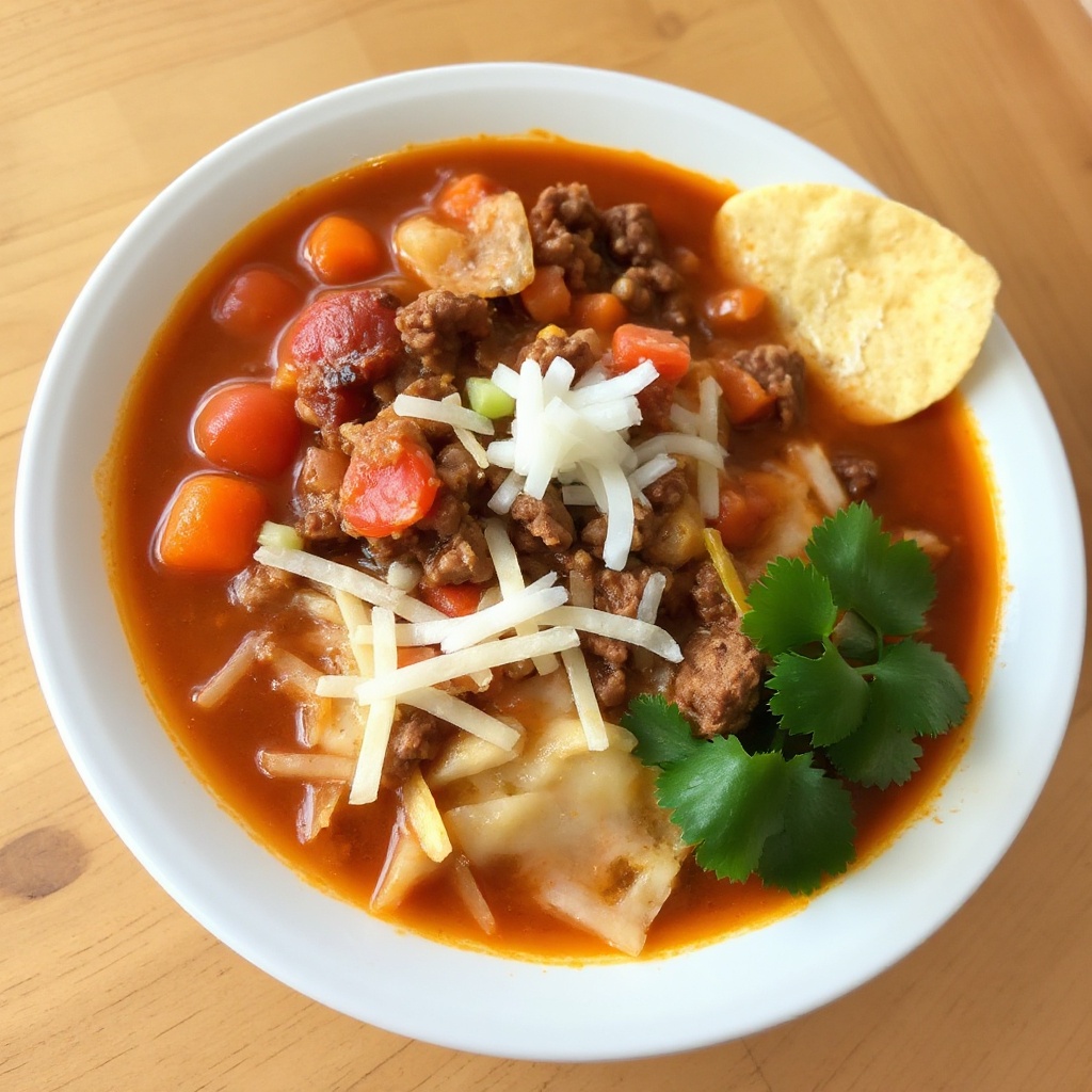 Zuppa di Tortilla di Manzo Sostanziosa
