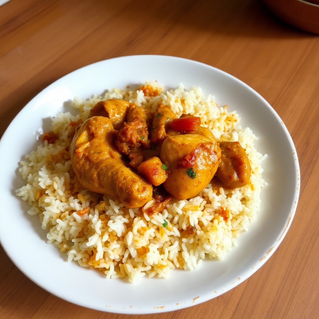 Spiced Chicken with Aromatic Rice