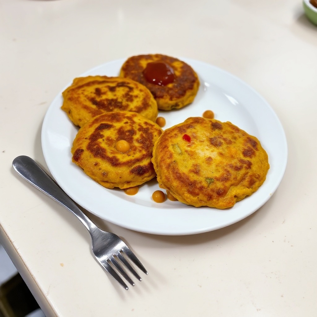 Spiced Chicken and Mango Patties