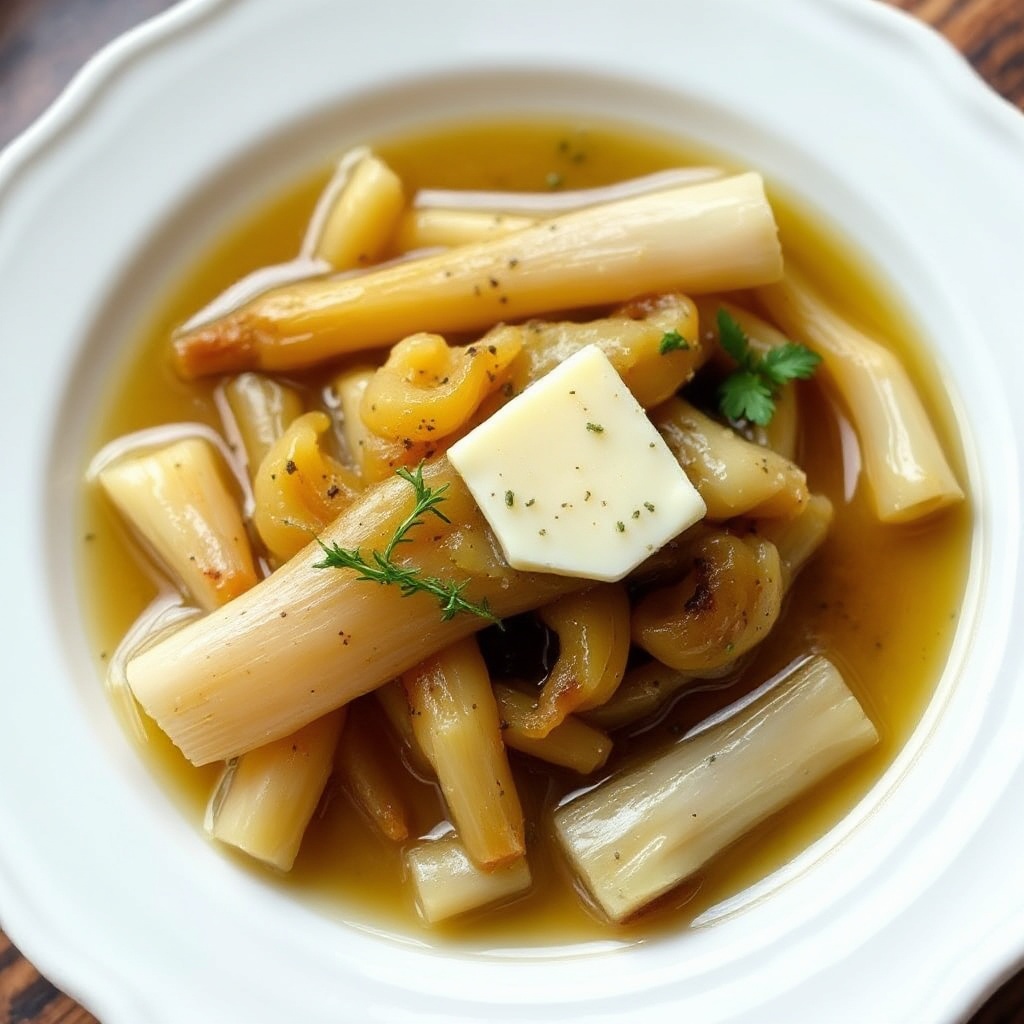Porri Brasati con Burro Aromatizzato