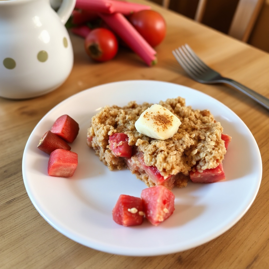 Rhubarb Oat Delight